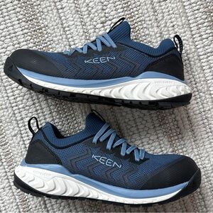 Keen Utility Womens Arvada Shift ESD CT Vintage Indigo Synthetic Size 9m